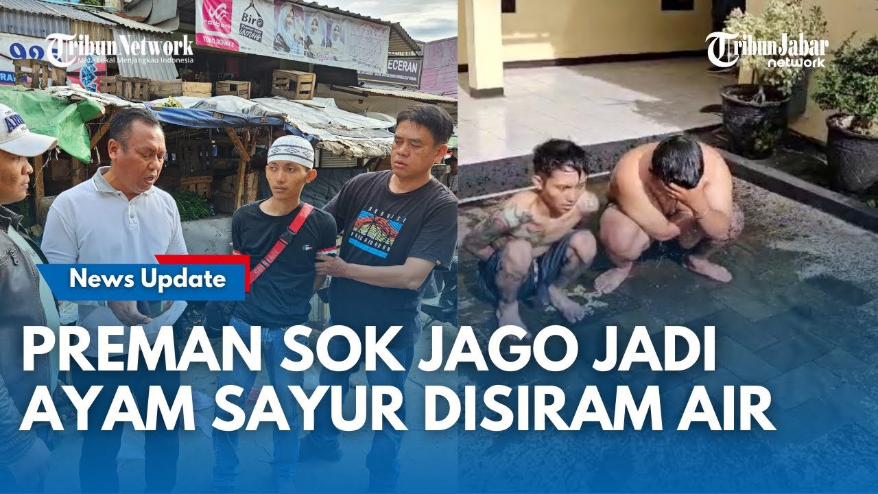 SOK JAGOAN!! Saat Malak, Dua Preman Bertato di Majalaya Bandung Lemas Tak Berkutik Saat Ditangkap!
