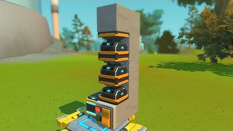 How To Stack Pistons Infinitely (Scrap Mechanic Gameplay)