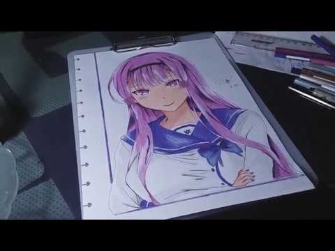 Speed Drawing Akino Sakura 秋野 桜 Youtube
