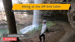 Waterfall Hiking at the Off the Grid Cabin