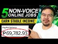 5 non voice home based online jobs for beginners 2024