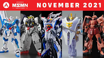 Gunpla LineUp November 2021 | New Gunpla Release for November 2021 | New Gunpla Kits