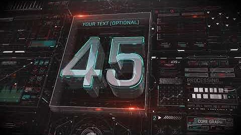 Cyber Countdown (After Effects template)