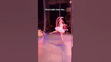 What Ballet LOOKS Like Vs FEELS Like Ballet Dance Shorts Short 