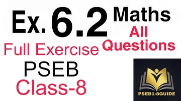 Ex. 6.2 Class 8 maths new book PSEB #pseb #solved #class8 #mathnewbook