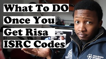 What To Do When You Get your RISA ISRC codes
