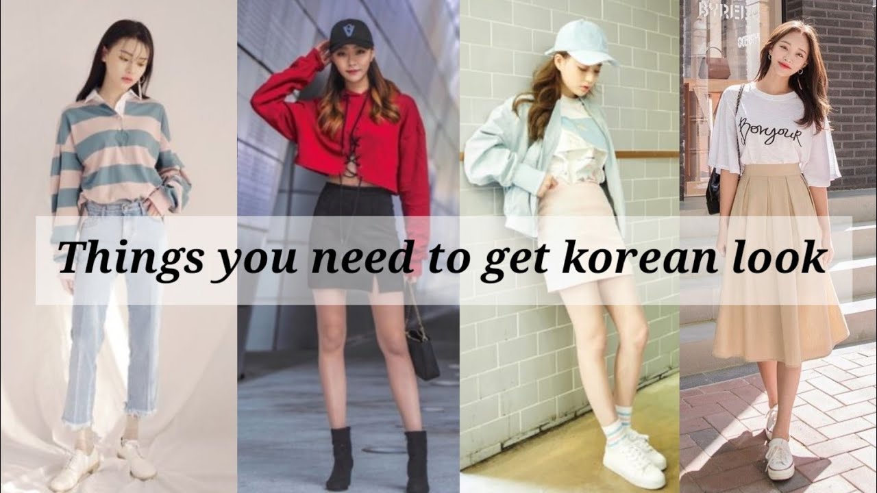 things you need to get korean fashion look with name | korean style ...