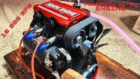 Assembling & Starting The Twin Cylinder semto Nitro Engine