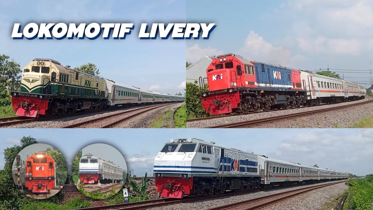 BERAGAM LIVERY LOKOMOTIF LINTAS ZAMAN 