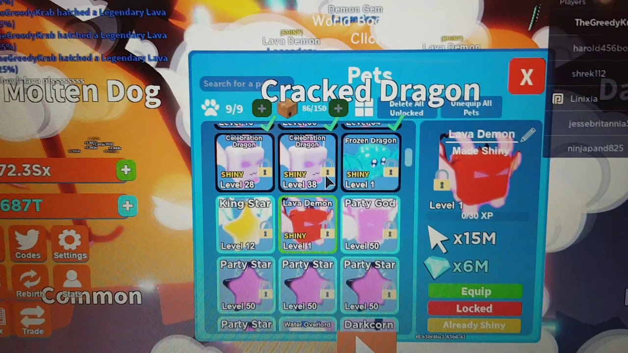 Giving away pet clicking simulator YouTube