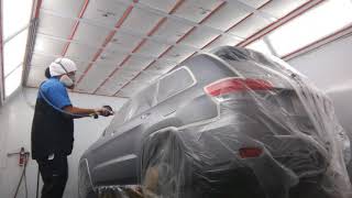 REPAINTING GRAND CHEROKEE ONE SIDE | COLOR CODE PSC WITH SAGOLA SPRAY GUN