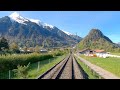 ★ 4K 🇨🇭 Spiez - Zweisimmen cab ride, Switzerland [05.2021] Führerstandsmitfahrt Simmentalbahn