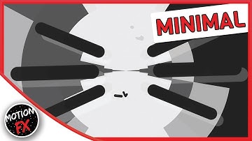 2D Minimal Black & White Intro ( Ae Template) Motion Fx