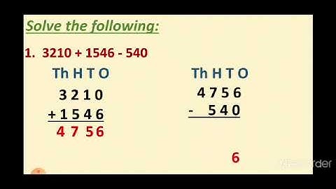chapter 3 Subtraction Exercise 3E