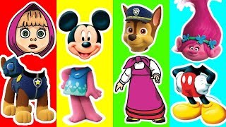 Wrong Heads Spinner Peppa Pig Gumball, Daddy Pig, Masha And The Bear Finger Family Song