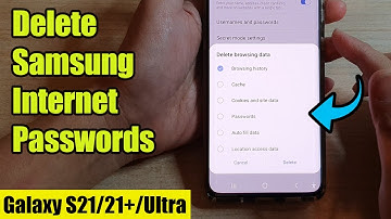 Galaxy S21/Ultra/Plus: How to Delete Samsung Internet Passwords