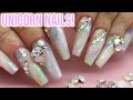 Andrea's First Nails Back | Unicorn Opal Nails