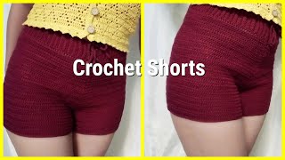 картинка: Летние шорты крючком. Crochet shorts.
