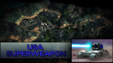 C&C Contra X Beta 2 Laser Generals Challenge #12 vs USA Superweapon General [Hard]