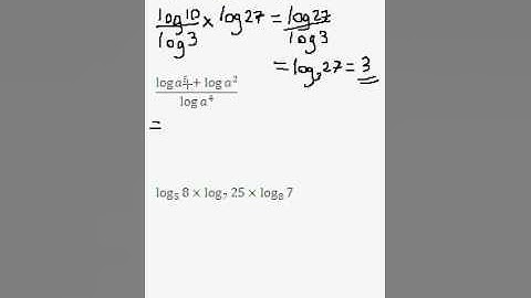 Intermediate Log Questions (simplifying expressions) - Explained!!! EASY!!!!