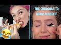 funny makeup tutorials to watch during the quarantine | Relatable Makeup Struggles 2020