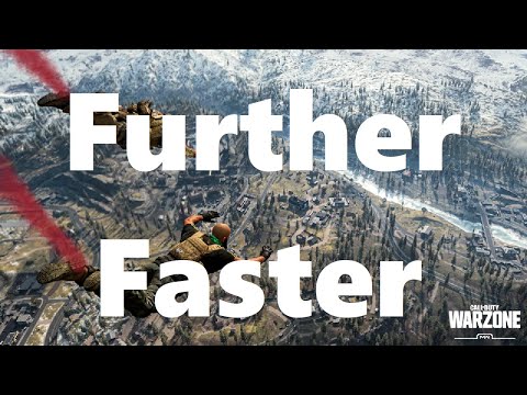 How To Travel Further And Faster Parachuting In Call Of Duty Warzone - 3rd Person, Unlimited Chutes