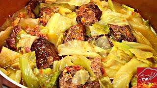 Southern Cabbage With Smoked Turkey Recipe | Cabbage Recipe