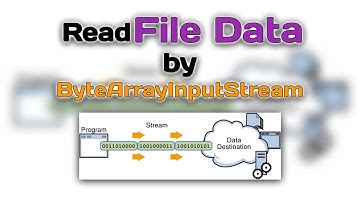 Read File data by ByteArrayInputStream | Java io