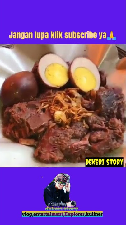 cara membuat gudeg kering yang enak 🤤