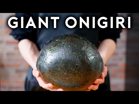 Giant Onigiri from Cooking with Valkyries | Anime with Alvin | Babish Culinary Universe