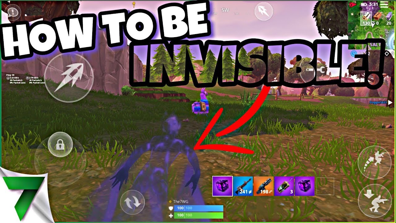 how to be invisible awesome new power fortnite mobile season 6 - how to get invisible in fortnite season 6