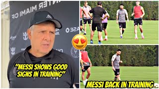 😍Messi COMEBACK in Training with STRONG Signs of Recovery | Preparing for Showdown with DC United!