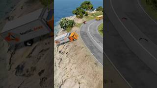 Realistic car Crash beamNG drive|#143 beamNG drive simulation #shorts