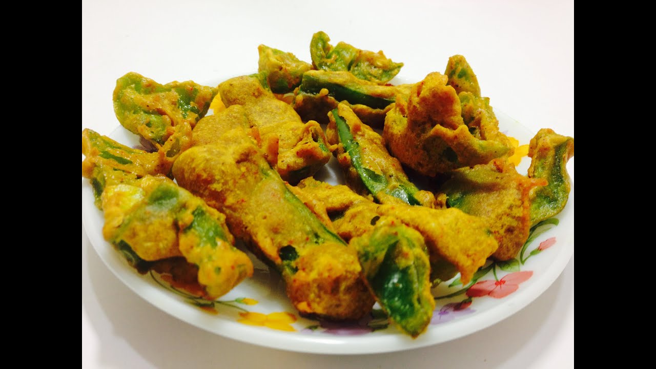 Capsicum Pakoda-Shimla Mirch ke Pakore-Bell Pepper Fritters | Kabita Singh | Kabita