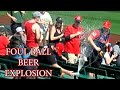 Foul Ball explodes beer, a breakdown