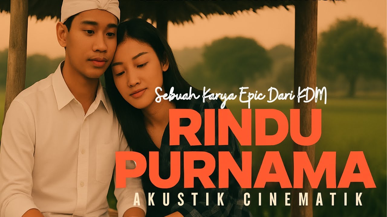RINDU PURNAMA – Lagu Akustik Cinematik Nuansa Senja | Karya KDM #kangdedimulyadi