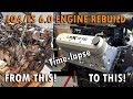 LS Engine Rebuild Full Time-Lapse from Teardown to Assembly