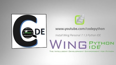 Install Wing Personal 7.1.3 Python IDE