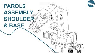 PAROL6 Robot Shoulder and Base assembly