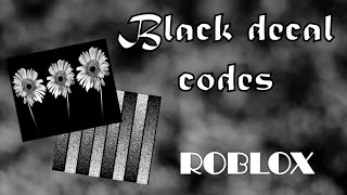 Black Decal codes [] ROBLOX