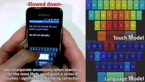 Uncertain Text Entry on Mobile Devices