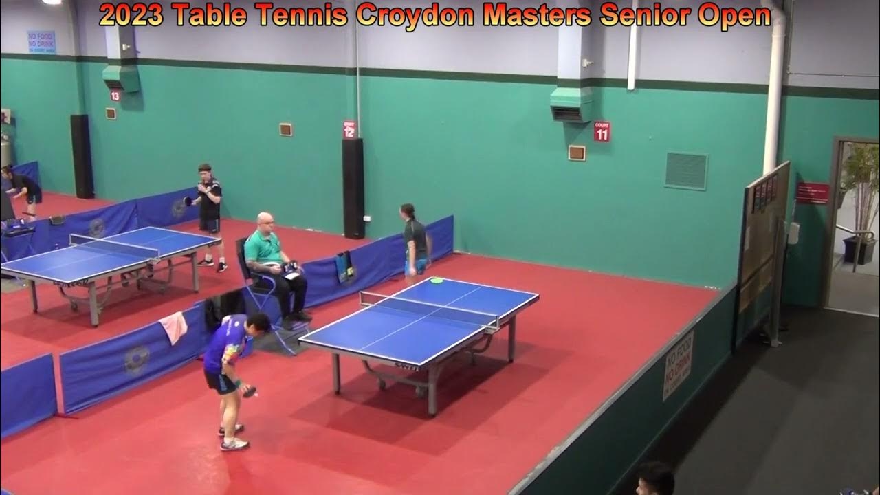 2023 Table Tennis Croydon Masters Senior Open Connie Psihogios vs Jian Fang Lay YouTube