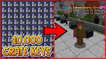 OPENING 10,000 CRATE KEYS!! | MINECRAFT PRISON