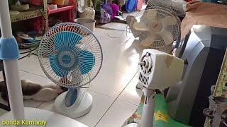 Fan - Mereparasikan kipas angin dan membeli jala pelindungnya