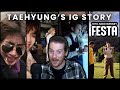 TAEHYUNG (V of BTS): 2023 FESTA IG STORY | Reaction #2023BTSFESTA