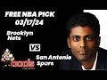 NBA Picks - Nets vs Spurs Prediction, 3/17/2024 Best Bets, Odds & Betting Tips | Docs Sports