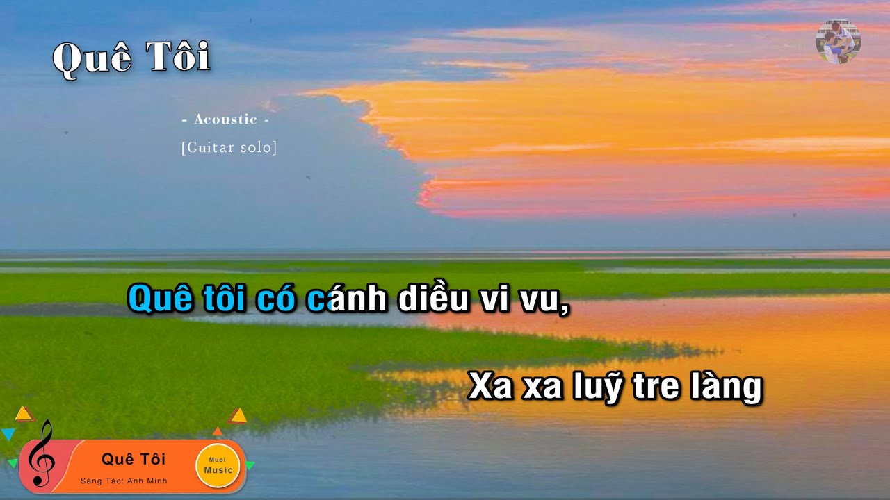 kimsa88 con QUÊ TÔI - Muoi Music (Guitar beat solo karaoke) | Muối SV