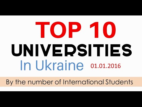 Ukraine University Admission Top 10 Statistics - 2015 / 2016