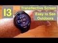 BAKEEY I3 Large Transflective Screen 1GB/16GB Android 5.1 Smartwatch: Unboxing and 1st Look
