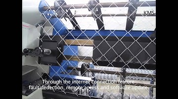 KMS-1400 FULLY AUTO CHAIN LINK FENCE MACHINE TWISTER BENDING & COMPACT